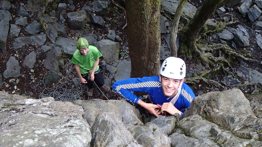 Rock climbing