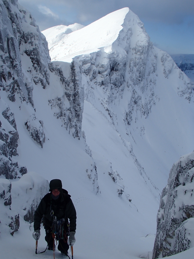 Advanced winter climbing course