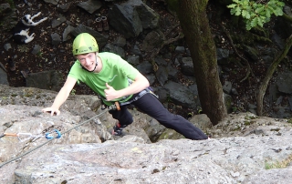 Rock climbing