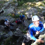 Rock climbing