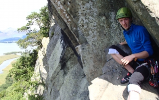 Rock climbing