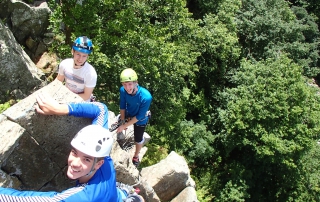 Rock climbing