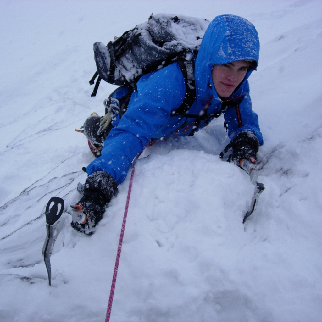 Advanced winter climbing course