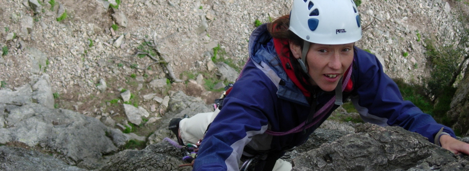 Indoors to outdoor rock climbing course