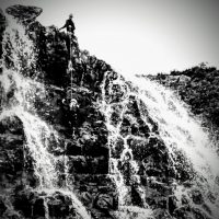 Stickle Ghyll scrambling