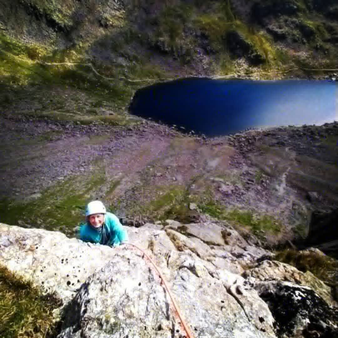 Classic rock climbing course Lake District