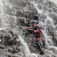 Stickle Ghyll scrambling