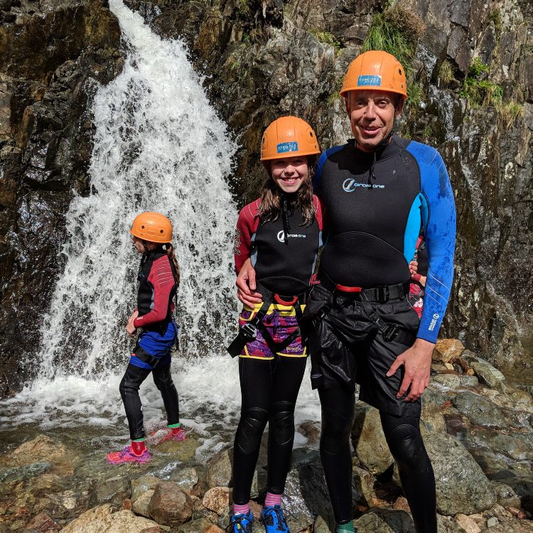 Stickle Ghyll scrambling