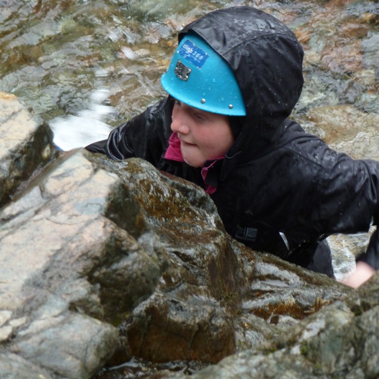 Stickle Ghyll scrambling