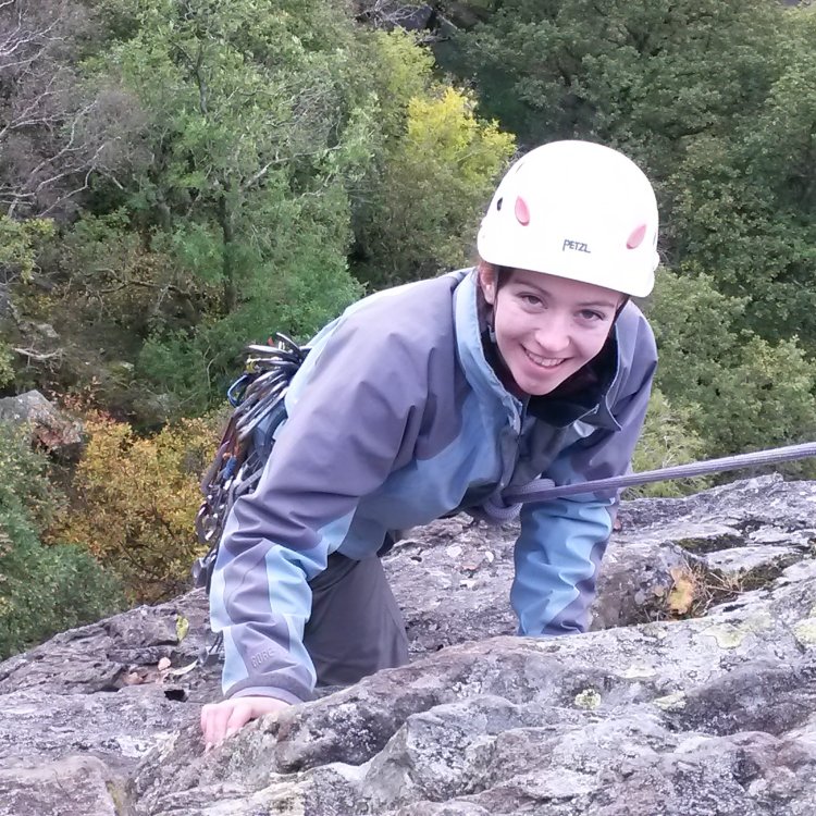 Learning to lead rock climbing