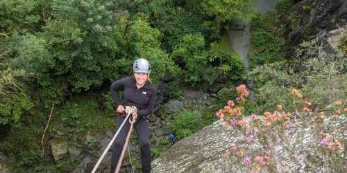 Abseiling Lake District