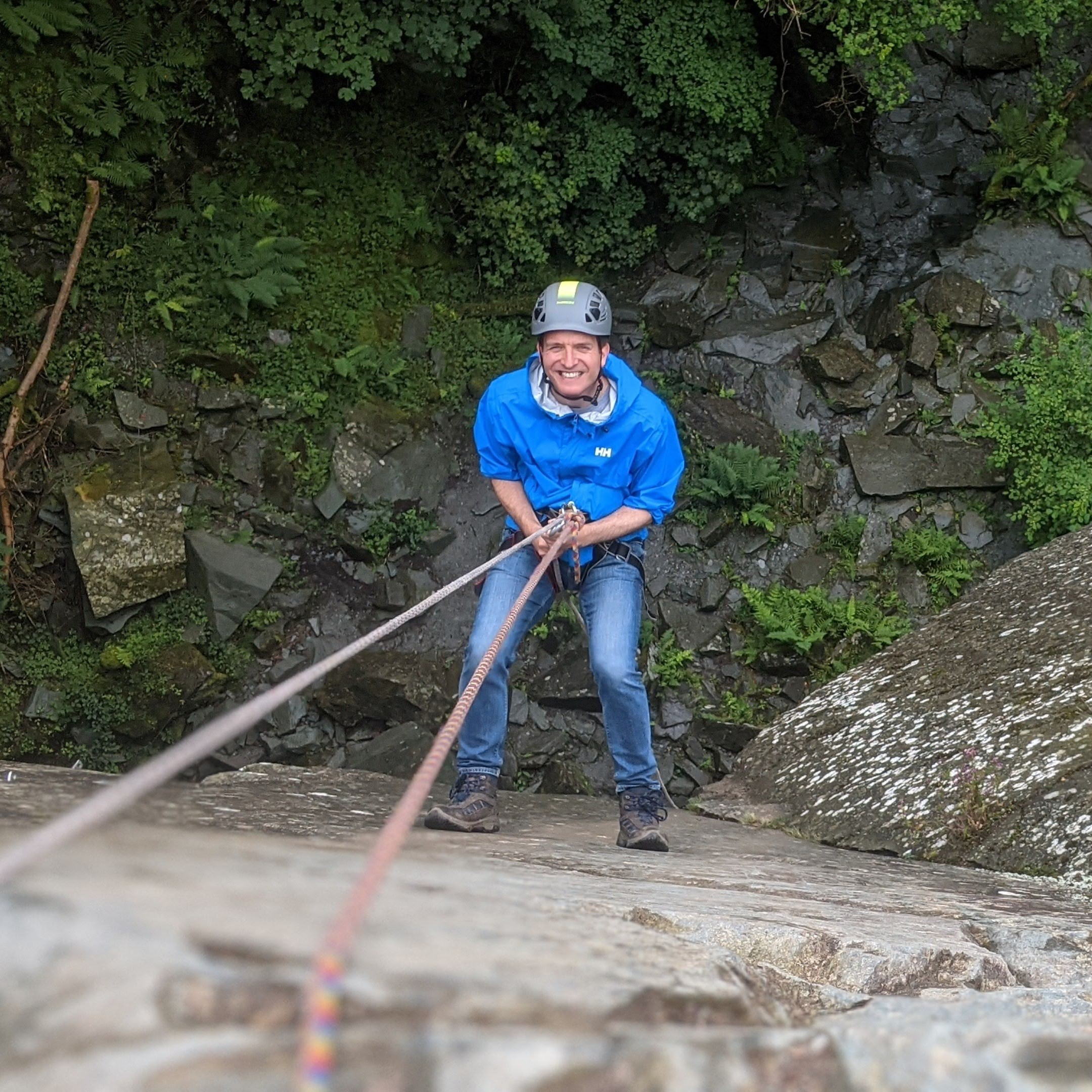 abseiling